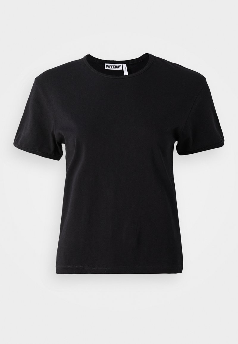 Weekday T-shirt basic zwart