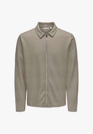 Only & Sons, NEWKODYL - Sweat zippé - hellbraun