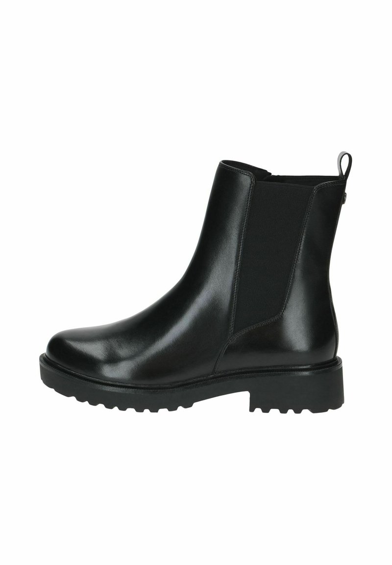 Caprice Platform ankle boots - black nappa