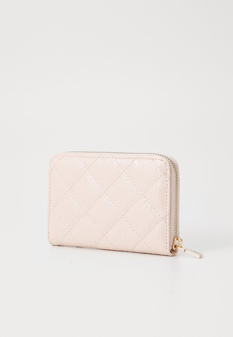 GUESS Nelka SLG Portafoglio Medio Con Cerniera – Cream Logo – 14x9x2,5 Cm In Poliuretano