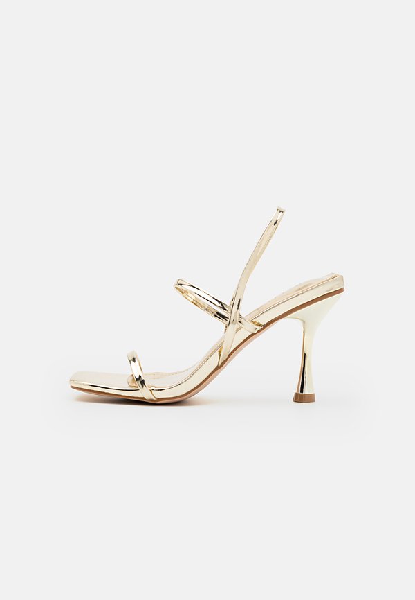 BROOKES - High heeled sandals - gold mirror