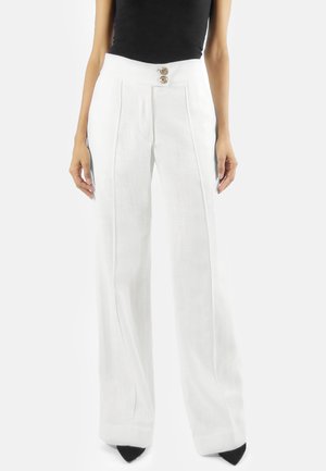MARLENE - Trousers - white