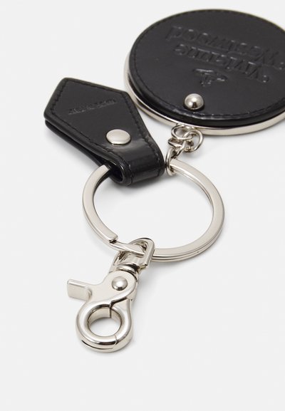 Vivienne Westwood THIN LINE ORB MIRROR KEYRING UNISEX - Obesek za ključe - shiny black