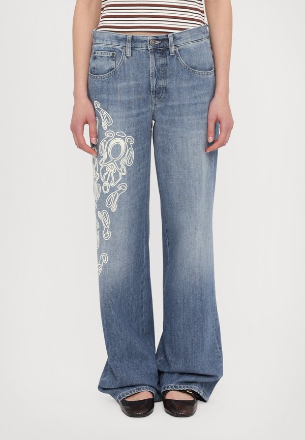 PANTALONE JACKLYN RICAMO - Wide Leg