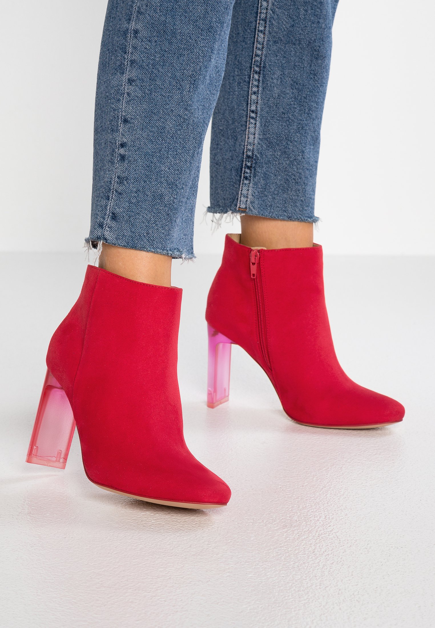 High Heel Stiefelette light red High Heel Stiefelette light red
