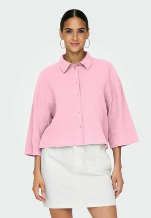 JDYTHEIS LIFE 3/4 CROP - Overhemdblouse - rosa