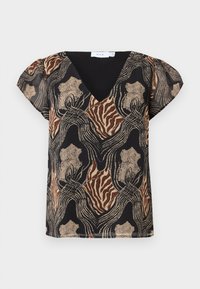 VILIORA V NECK - Blouse - black