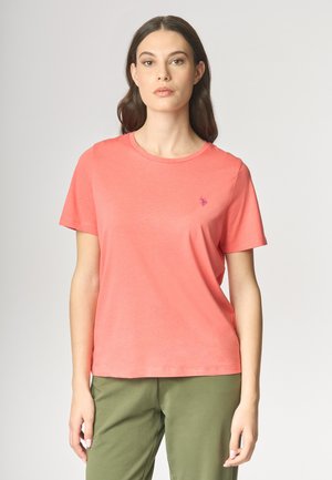 GIROCOLLO A MANICHE CORTE IN MISTO QUALITY - T-shirt basic - co vi