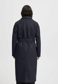 ICHI IHJANNET Trenchcoat dark navy/blauw