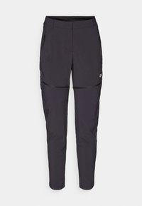 HIKEOUT ZIP OFF  - Hlače za otvoreno - black