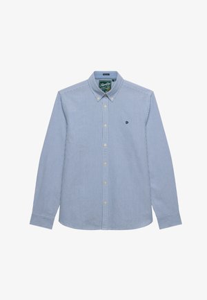 Superdry & Co, SUPERDRY PREPPY OXFORD LONG SLEEVE SHIRT. - Skjorter - azure blue mini stripe