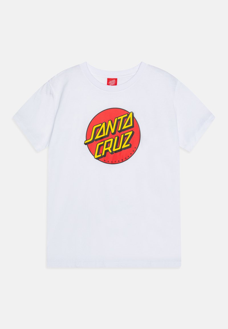 Santa Cruz YOUTH CLASSIC DOT UNISEX - T-shirts med print - white