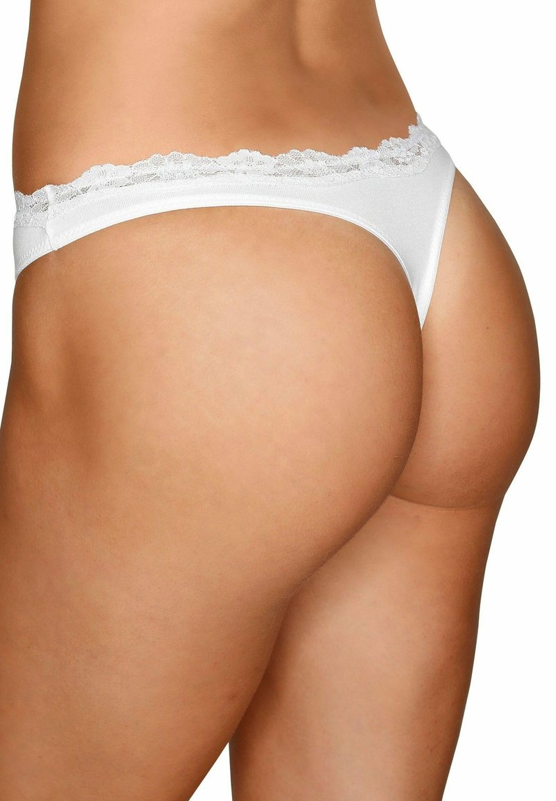 LASCANA 3 PACK - Tangice - beige/schwarz/ weiß