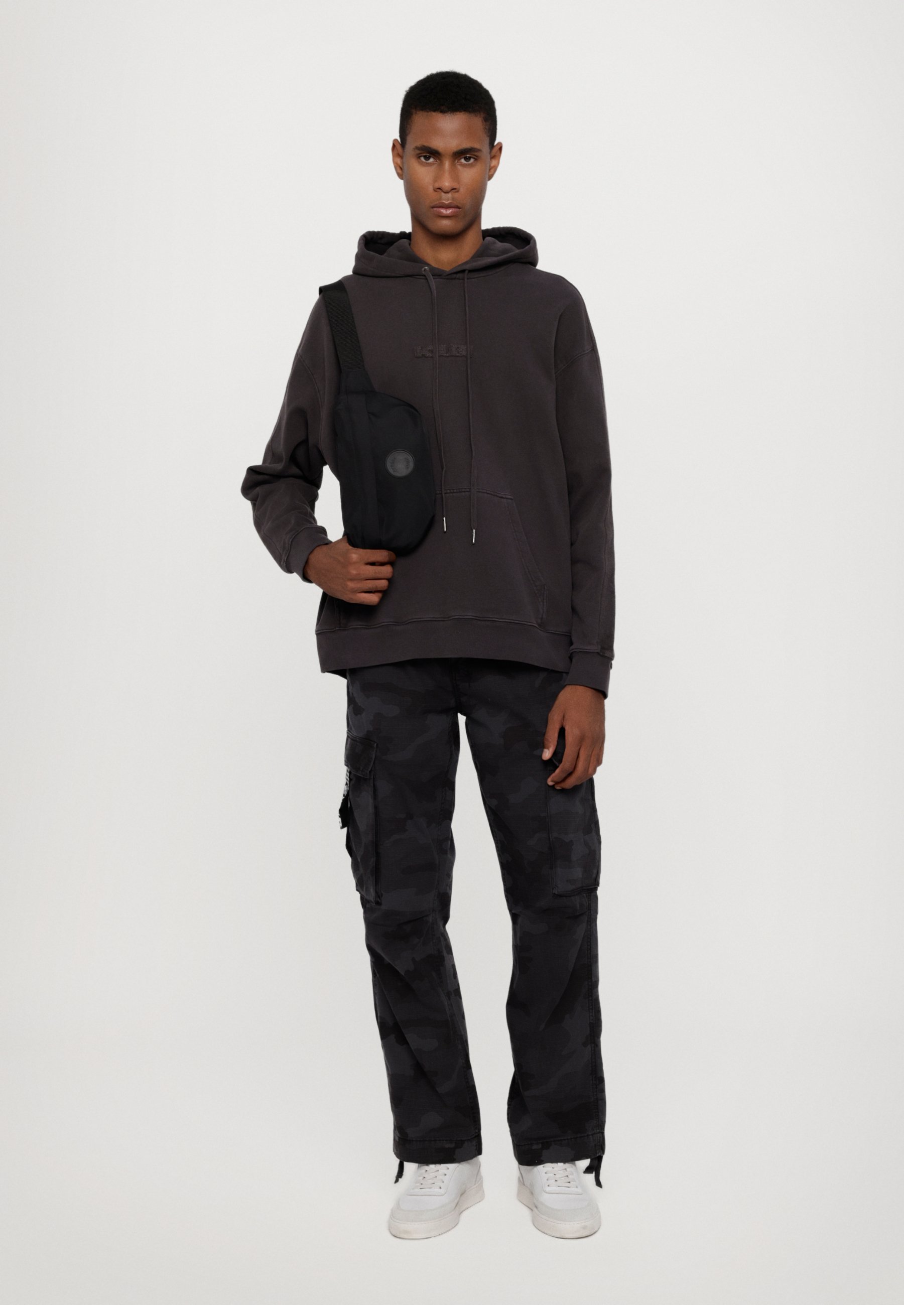 KSUBI Inverted Biggie フーディ パーカー Faded Black 送料込み Ksubi INVERTED BIGGIE HOODIE - Sweatshirt - black - Zalando