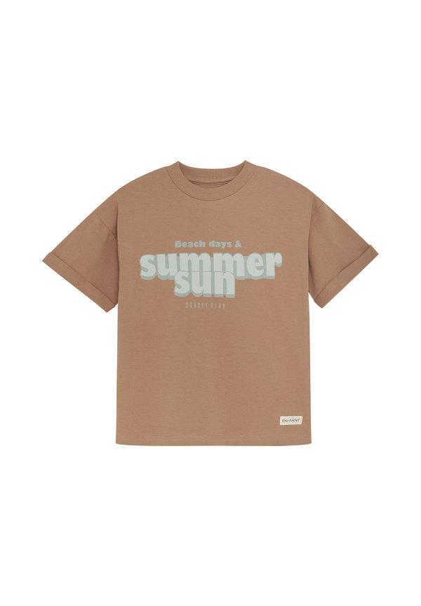 ENT-shirt - T-Shirt print - mocha mousse