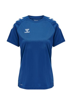 Hummel XK CORE POLY - T-shirt print - true blue