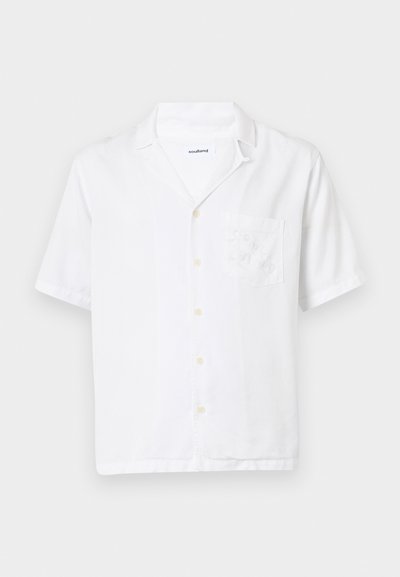 Soulland ORSON SHIRT UNISEX - Nööpidega pluus - white