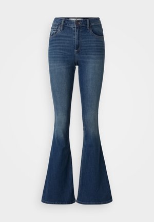 MEDIUM CLEAN CURVY - Flared jeans - light-blue denim