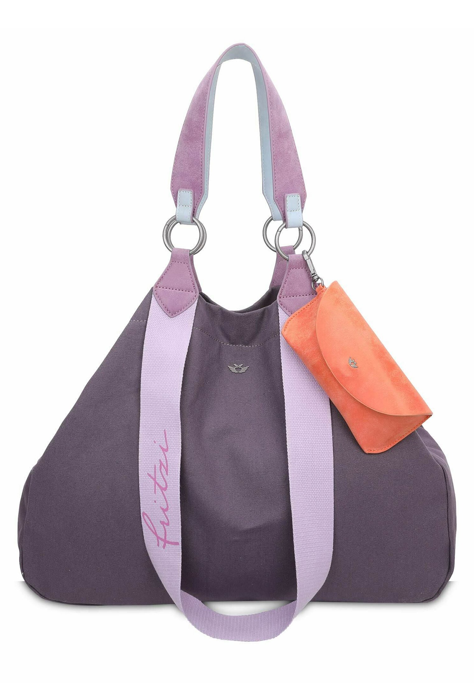 Fritzi Aus Preussen Izzy Vintage Shopper | Vegane Damen Tasche | Mit Reißverschluss & Praktischen Anhängern