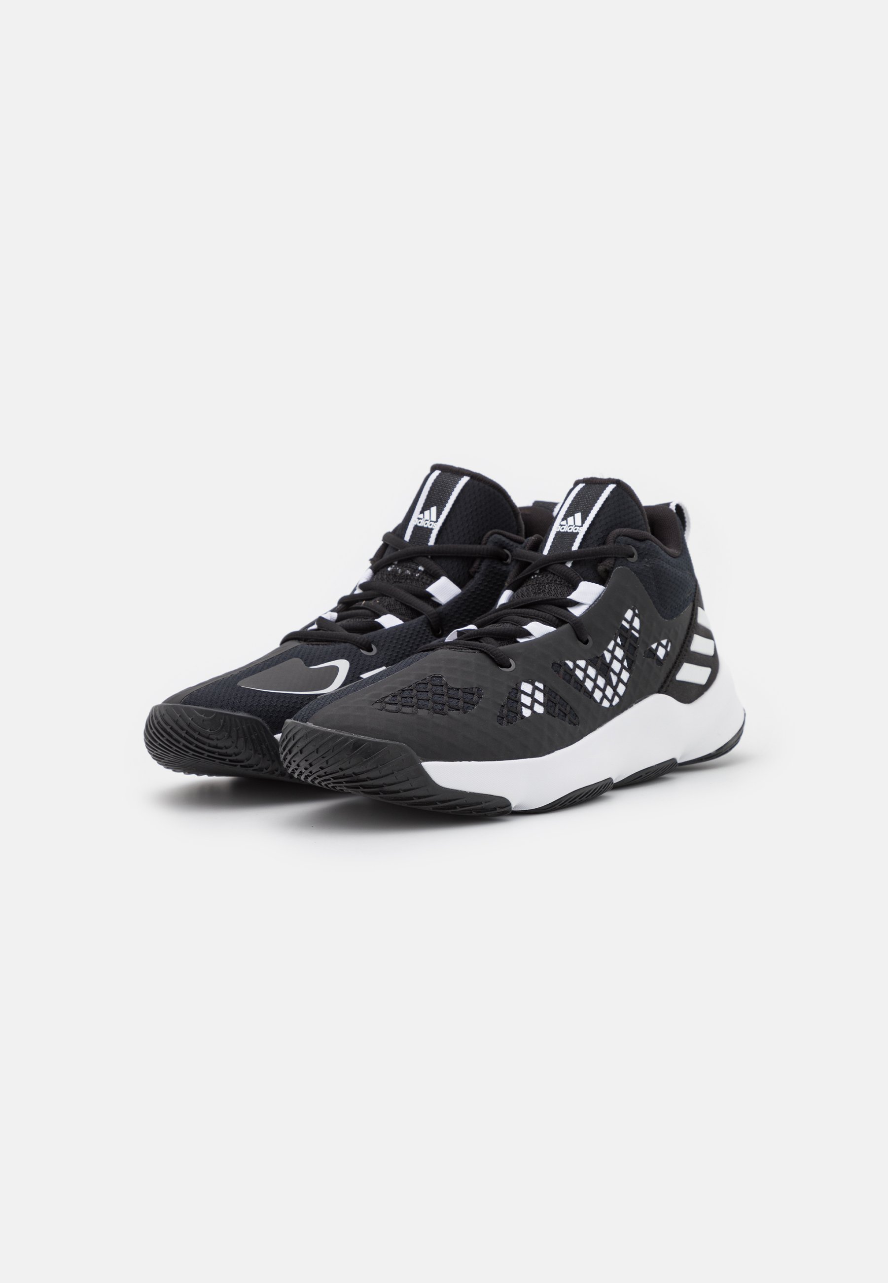 adidas Performance BASKETBALL - Basketball shoes - black - Zalando.co.uk
