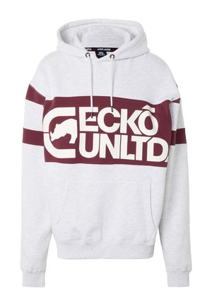 ecko unltd., ECKO UNLTD. FLAGSHIP HOODIES - Kapuzenpullover - lightgreymelange syrah