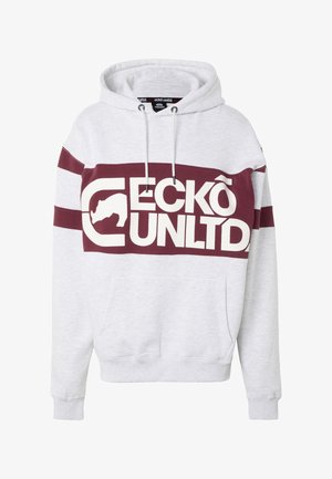 ecko unltd., ECKO UNLTD. FLAGSHIP HOODIES - Sweat à capuche - lightgreymelange syrah