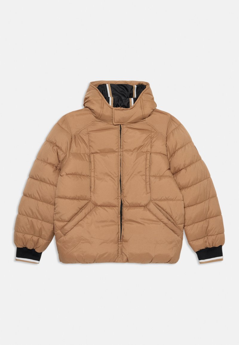 BOSS Kidswear Winterjas lichtbruin mêleerd BOSS Kidswear Winterjas lichtbruin mêleerd