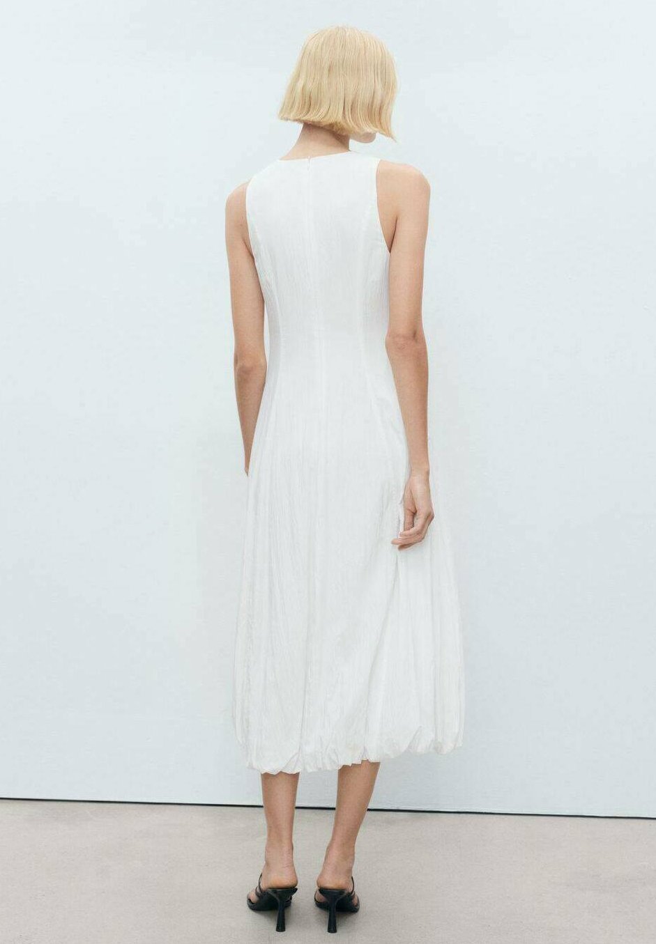 knee length dresses for ladies Aviva Smocked Midi Dress - Mango Stripe main image 1