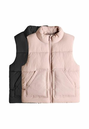 REGULAR FIT - 2 PACK GILETS - Weste - black/light pink