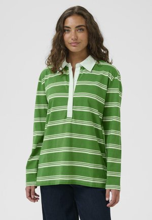 BEJSE - Longsleeve - mint green white stripe
