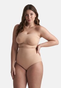 Bye Bra SOFT TOUCH SEAMLESS TUBE - Reggiseno con spalline regolabili - beige