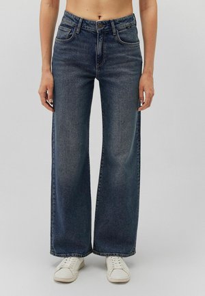 HIGH-RISE WIDE LEG 5-POCKET MALIBU - Flared Jeans - dunkelblau