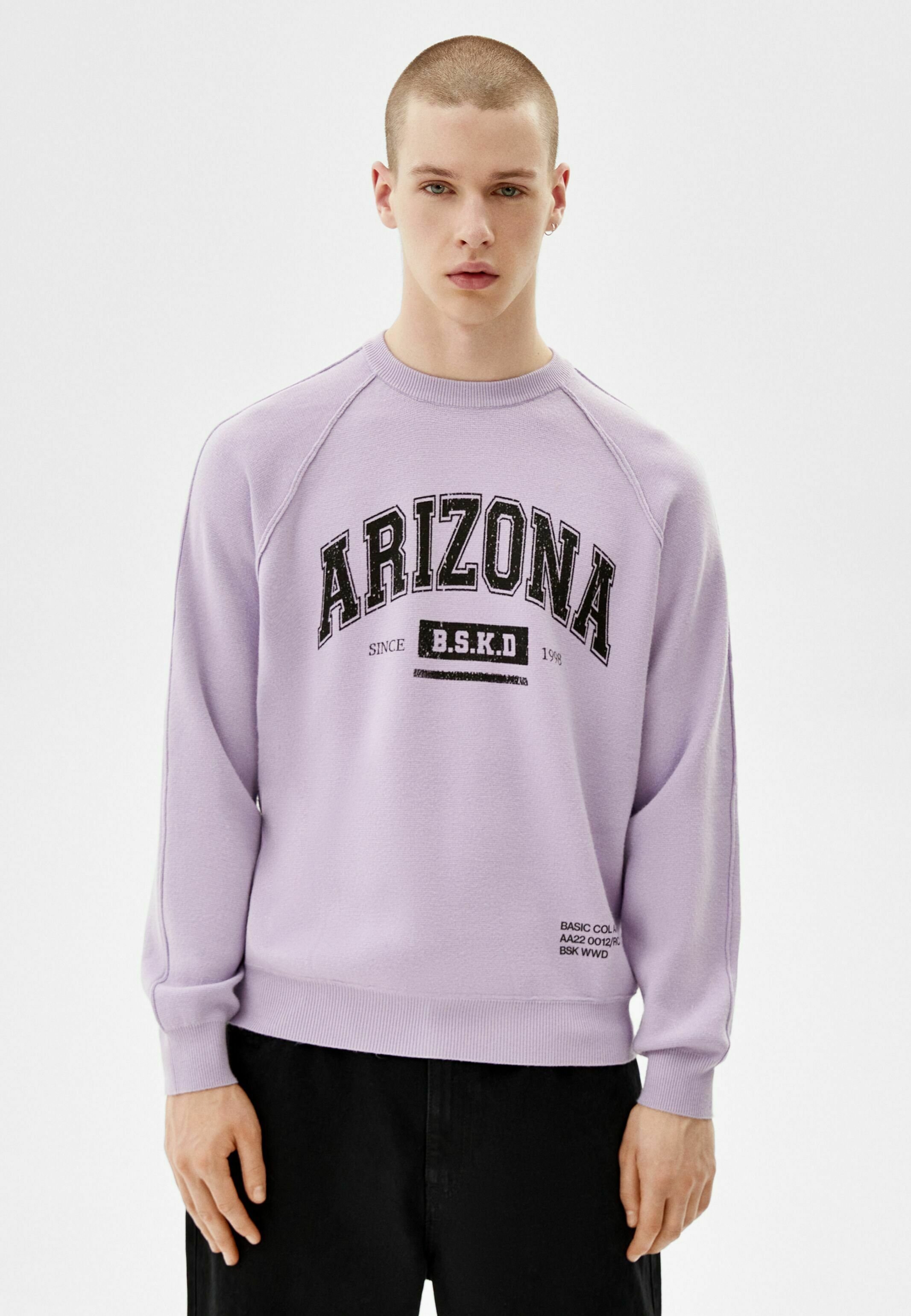 Bershka Maglione - mottled purple/viola screziato - Zalando.it