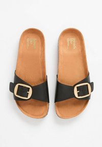 Friends Like These REGULAR FIT - FLAT BUCKLE COMFORT FOOTBED - Papuci - black