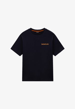 Napapijri, S-ELIOR SS BLACK BEAUTY VAR - T-shirt con stampa - screziato-mottled black