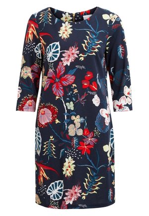 Jurk - mottled dark blue