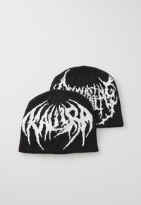 ONSCONNOR PRINT BEANIE UNISEX 2 PACK - Bonnet - black/white