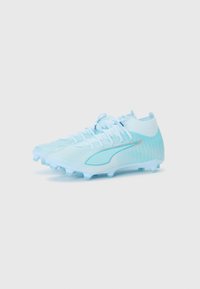 Puma ULTRA 5 MATCH LIGHT UP - Jalkapallokengät tekonurmi - icy blue/light aqua