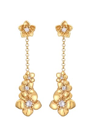 DAINTY FLOWER ELEGANT - Øreringe - gold coloured
