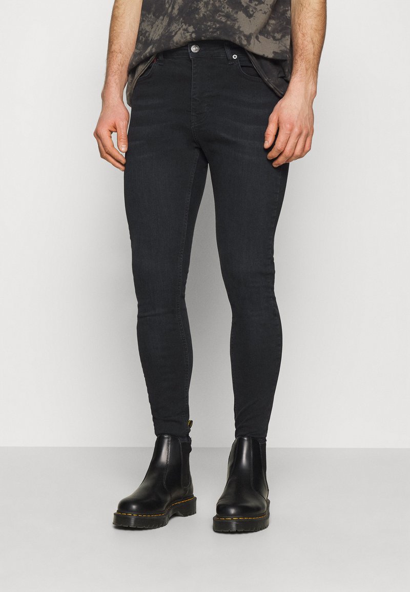 11 DEGREES Calças de ganga de corte skinny - washed black