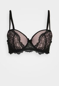 DARK ROMANCE PADDED BRA - Soutien de elevação - black/pink