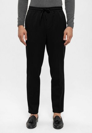 HIGH WAIST - Broek - black