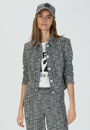 Leichte Jacke - black varied