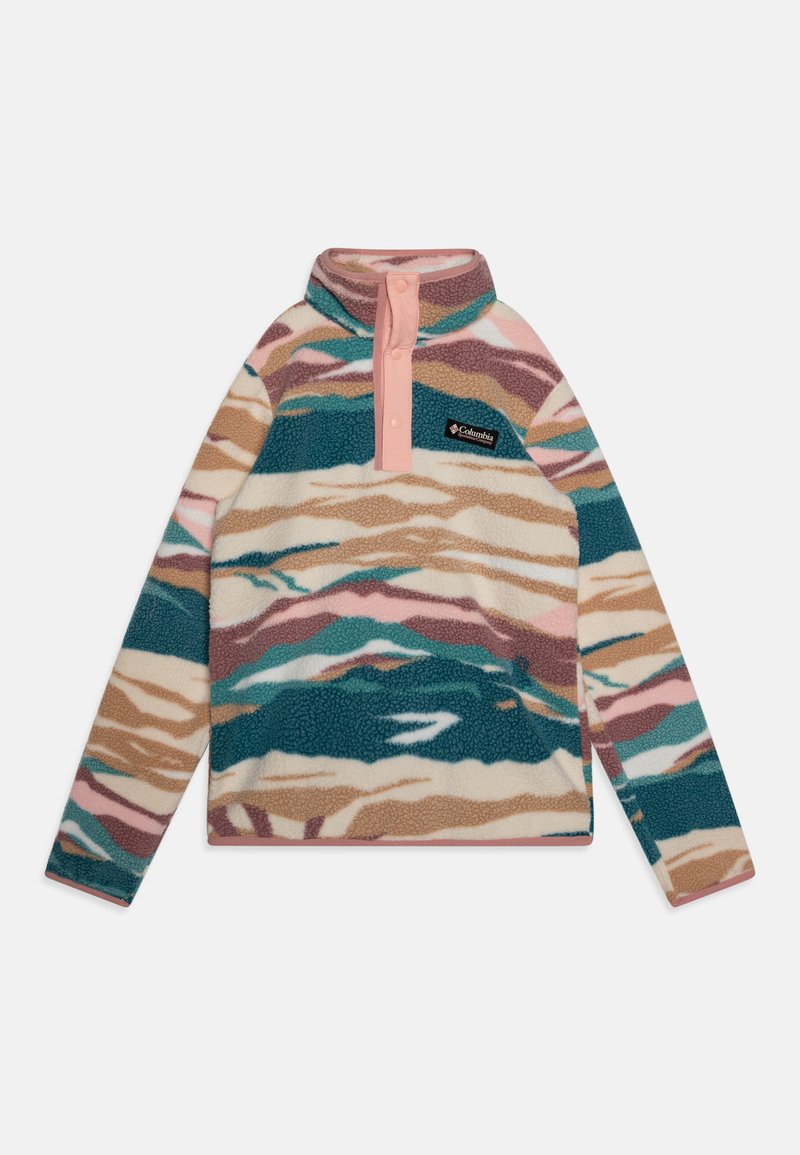 Columbia HELVETIA PRINTED HALF SNAP - Camisola de lã polar - river blue/rogue valley