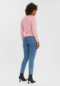 Vero Moda VMDOFFY O-NECK - Trui - wild rose