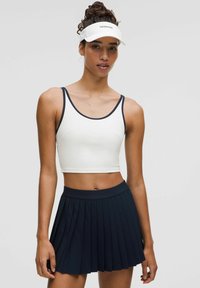 SCOOP-NECK CUTOUT TENNIS TANK - Top - white club blue