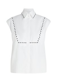 STUD DETAIL - Blusa com botões - white