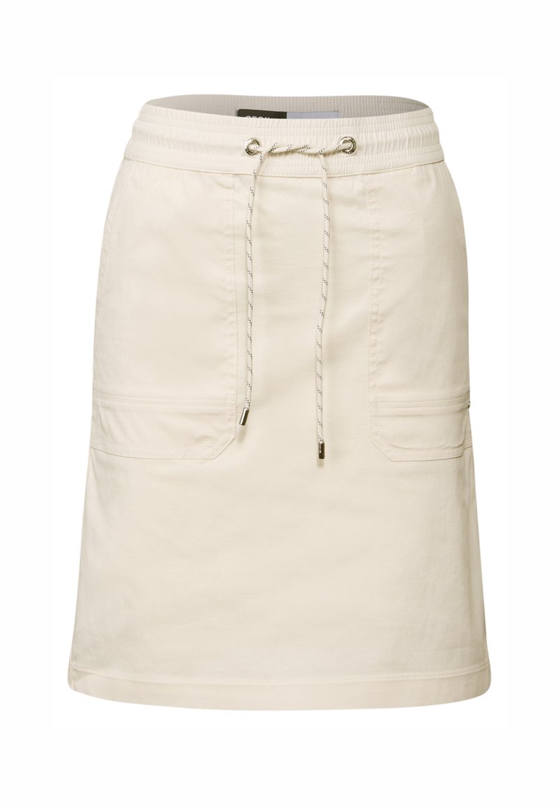 Jupe Décontractée Cecil Rayée Beige - Taille 31, Occasion Très Bon état
