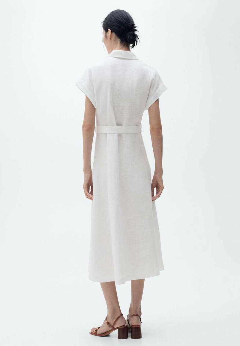 mango short shirt dress MANGO Pleated Shirt Dress