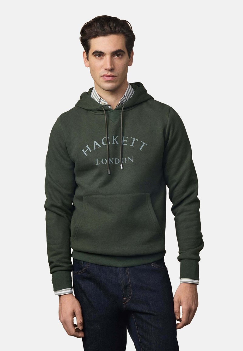Hackett London HERITAGE  - Felpa con cappuccio - duck green